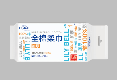 丽丽贝尔 全棉柔巾 70 枚