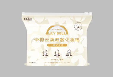 丽丽贝尔 全棉云柔湿敷化妆棉 222 枚